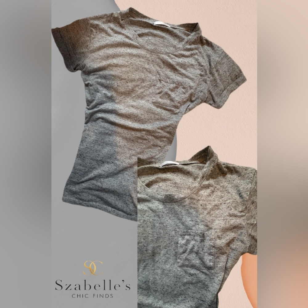 Heather Gray Crewneck Pocket Tee